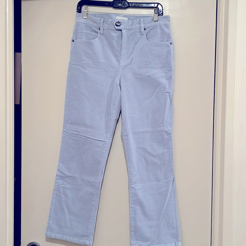 Powder blue corduroy Joie pants